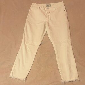 Abercrombie & Fitch White Jeans